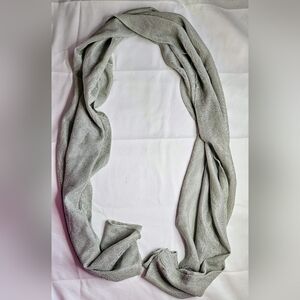 Unbranded Womens Silver Shimmer Scarf One Size